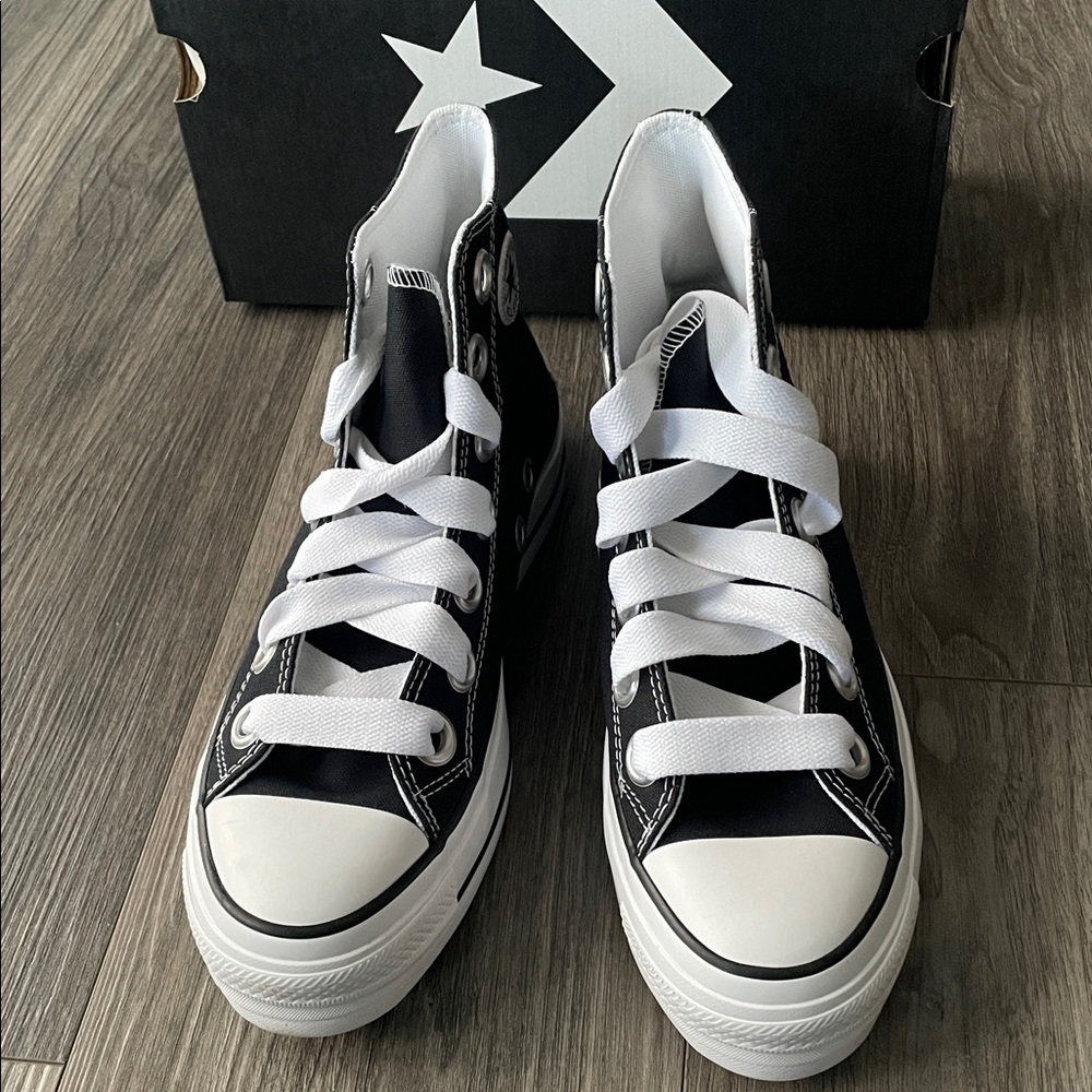 Converse - Women’s Chuck Taylor Lift Platform High-Top Sneakers - Picture 6 of 9